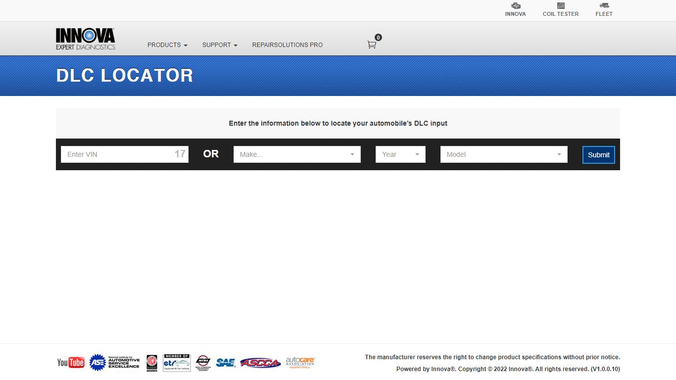 Innova Pro - DLC Locator - Diagnostics Made Easy